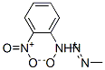 1-methyl-3-(2-nitrophenyl)triazene N-oxide Struktur