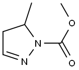 1H-Pyrazole-1-carboxylicacid,4,5-dihydro-5-methyl-,methylester(9CI) Struktur