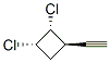 Cyclobutane, 1,2-dichloro-3-ethynyl-, (1alpha,2alpha,3beta)- (9CI) Struktur