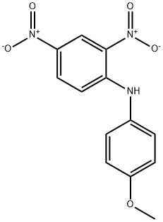 N-(4-Methoxyphenyl)-2,4-dinitroaniline Struktur