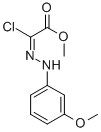 METHYL CHLORO[(3-METHOXYLPHENYL)HYDRAZONO]ACETATE Struktur