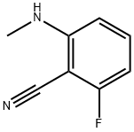 2-Fluoro-6-MethylaMino-benzonitrile Struktur