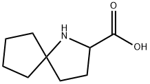 1-Azaspiro[4.4]nonane-2-carboxylicacid(9CI) Struktur