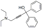 4-(Diethylamino)-1,1-diphenyl-2-butyn-1-ol Struktur