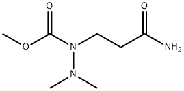 Hydrazinecarboxylic acid, 1-(3-amino-3-oxopropyl)-2,2-dimethyl-, methy l ester Struktur