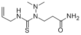 Propanamide, 3-(2,2-dimethyl-1-((2-propenylamino)thioxomethyl)hydrazin o)- Struktur