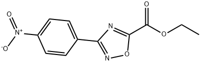 3-(4-NITRO-PHENYL)-[1,2,4]OXADIAZOLE-5-CARBOXYLIC ACID ETHYL ESTER Struktur