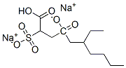 Sodium 4-((2-ethylhexyl)oxy)-4-oxo-2-sulfonatobutanoate Struktur