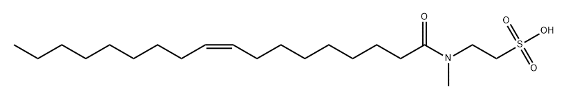 (Z)-2-(methyloleylamino)ethanesulphonic acid Struktur