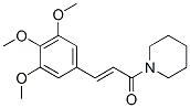 1-[3-(3,4,5-Trimethoxyphenyl)-1-oxo-2-propenyl]piperidine Struktur