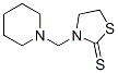 3-(Piperidinomethyl)thiazolidine-2-thione Struktur