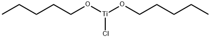 chlorobis(pentyloxy)titanium Struktur