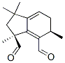 (1S,6R)-1,3,3,6-Tetramethyl-2,3,5,6-tetrahydro-1H-indene-1,7-dicarbaldehyde Struktur