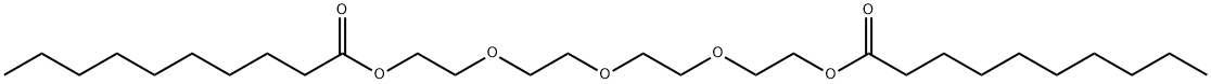 oxybis(2,1-ethanediyloxy-2,1-ethanediyl) didecanoate Struktur