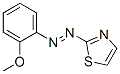 2-[(2-Methoxyphenyl)azo]thiazole Struktur