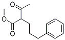 Methyl 2-acetyl-5-phenylpentanoate Struktur