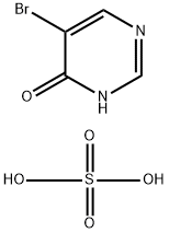 5-Bromo-4(3H)-pyrimidinonehemisulfate Struktur