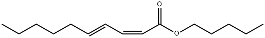 pentyl (2Z,4E)-2,4-decadienoate Struktur