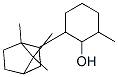 2-isobornyl-6-methylcyclohexan-1-ol Struktur