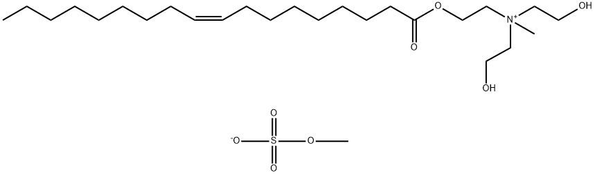 (Z)-[bis(2-hydroxyethyl)]methyl[2-[(1-oxooctadec-9-enyl)oxy]ethyl]ammonium methyl sulphate Struktur