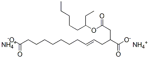 diammonium 3-octyl dodec-4-ene-1,2,12-tricarboxylate Struktur