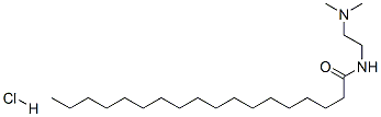 N-[2-(dimethylamino)ethyl]stearamide monohydrochloride  Struktur