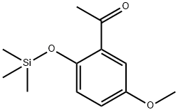 1-(5-Methoxy-2-[(trimethylsilyl)oxy]phenyl)ethanone Struktur