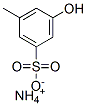 ammonium 3-hydroxy-5-methylbenzenesulphonate  Struktur