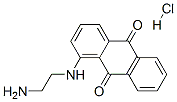 1-[(2-aminoethyl)amino]anthraquinone, monohydrochloride Struktur