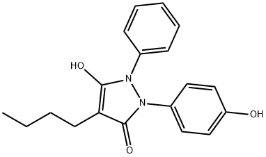 4-Butyl-3-hydroxy-1-(4-hydroxyphenyl)-2-phenyl-3-pyrazolin-5-one|4-丁基-3-羥基-1-(4-羥基苯基)-2-苯基-3-吡唑啉-5-酮