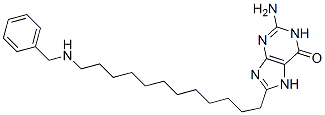 benzylaminododecylguanine Struktur