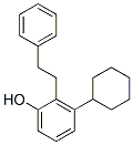 cyclohexyl-2-(2-phenylethyl)phenol Struktur