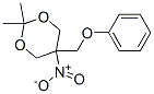 2,2-DIMETHYL-5-NITRO-5-PHENOXYMETHYL-1,3-DIOXANE Struktur