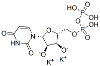 Uridine 5'-(trihydrogen diphosphate), dipotassium salt Struktur