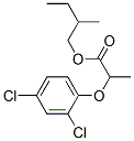 2-methylbutyl 2-(2,4-dichlorophenoxy)propionate Struktur