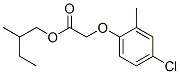 2-methylbutyl (4-chloro-2-methylphenoxy)acetate Struktur