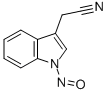 1-nitrosoindole-3-acetonitrile Struktur