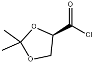 1,3-Dioxolane-4-carbonyl chloride, 2,2-dimethyl-, (4R)- (9CI) Struktur