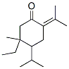 5-ethyl-4-(isopropyl)-2-(isopropylidene)-5-methylcyclohexan-1-one Struktur