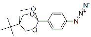 1-(4-azidophenyl)-4-t-butyl-2,6,7-trioxabicyclo(2.2.2)octane Struktur