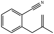 3-(2-Cyanophenyl)-2-methylprop-1-ene Struktur