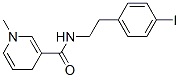 1-methyl-3-(N-(4-iodophenylethyl)carbamoyl)-1,4-dihydropyridine Struktur