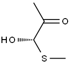 2-Propanone, 1-hydroxy-1-(methylthio)-, (S)- (9CI) Struktur