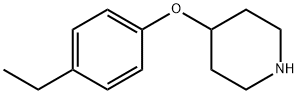 4-(4-ETHYLPHENOXY)PIPERIDINE Struktur