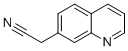 2-(quinolin-7-yl)acetonitrile Struktur