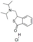 9-[(dipropan-2-ylamino)methyl]-8-thiabicyclo[4.3.0]nona-1,3,5-trien-7-one hydrochloride Struktur