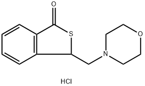 9-(morpholin-4-ylmethyl)-8-thiabicyclo[4.3.0]nona-1,3,5-trien-7-one hydrochloride Struktur