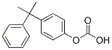 p-(1-methyl-1-phenylethyl)phenyl hydrogen carbonate Struktur