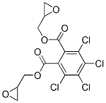 bis(2,3-epoxypropyl) 3,4,5,6-tetrachlorophthalate Struktur