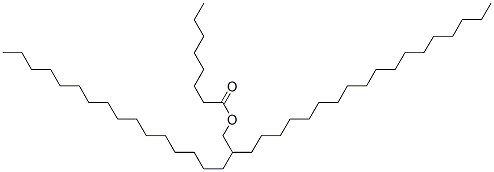 2-hexadecylicosyl octanoate Struktur